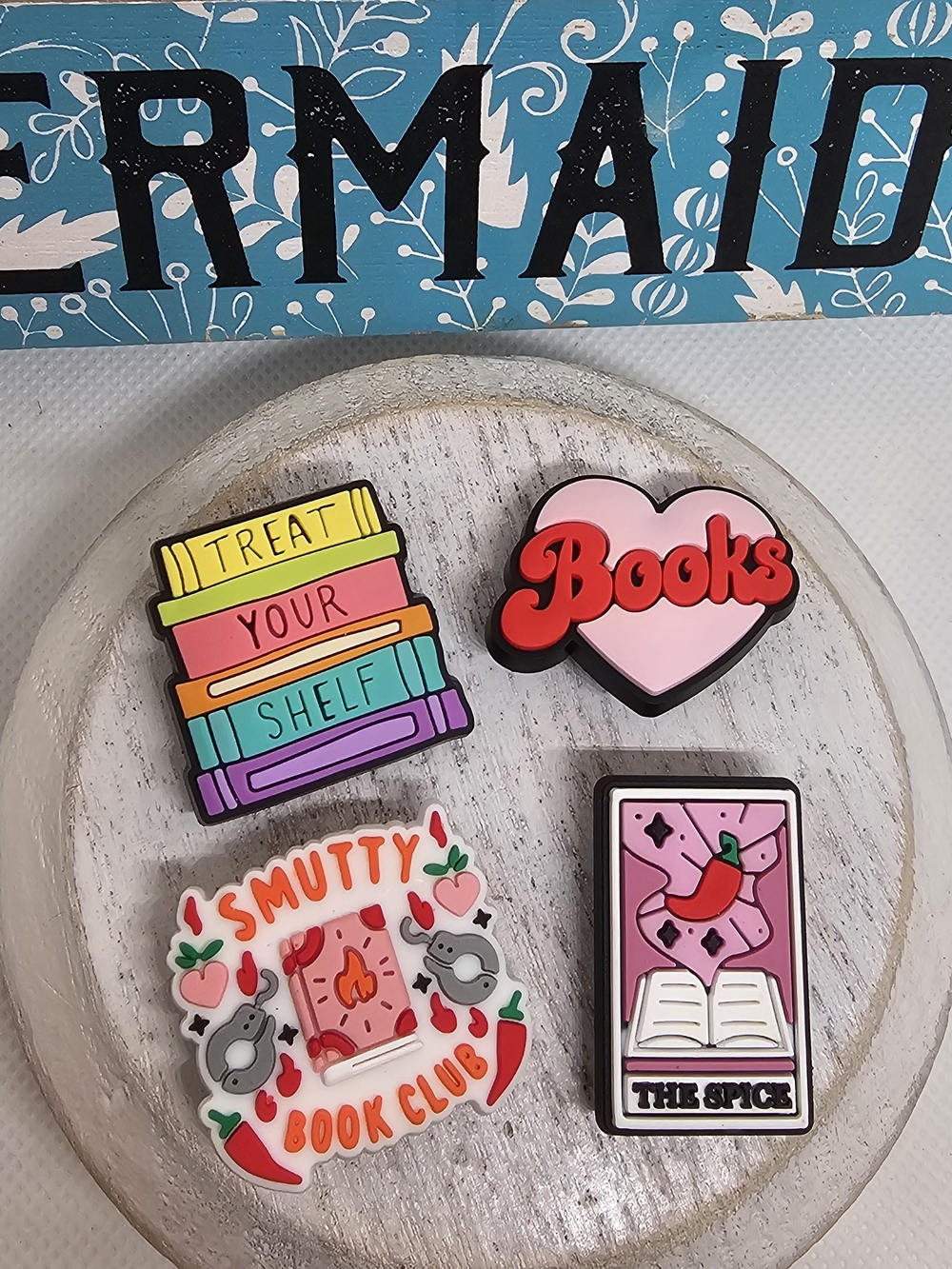 Smut Book Lover Croc Jibbitz (Custom)